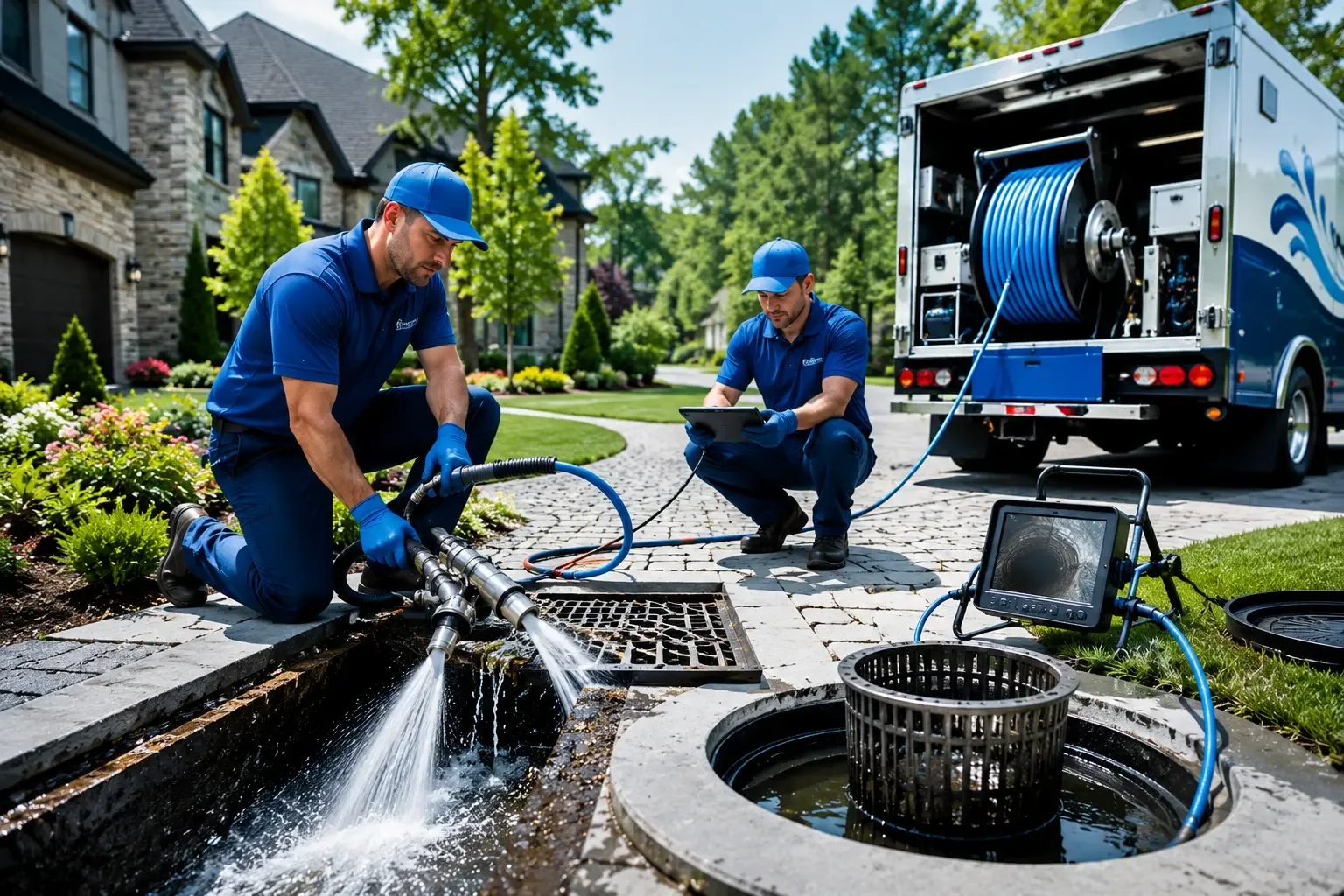 Local outdoor drain cleaning professionals in Nelsonville, WI