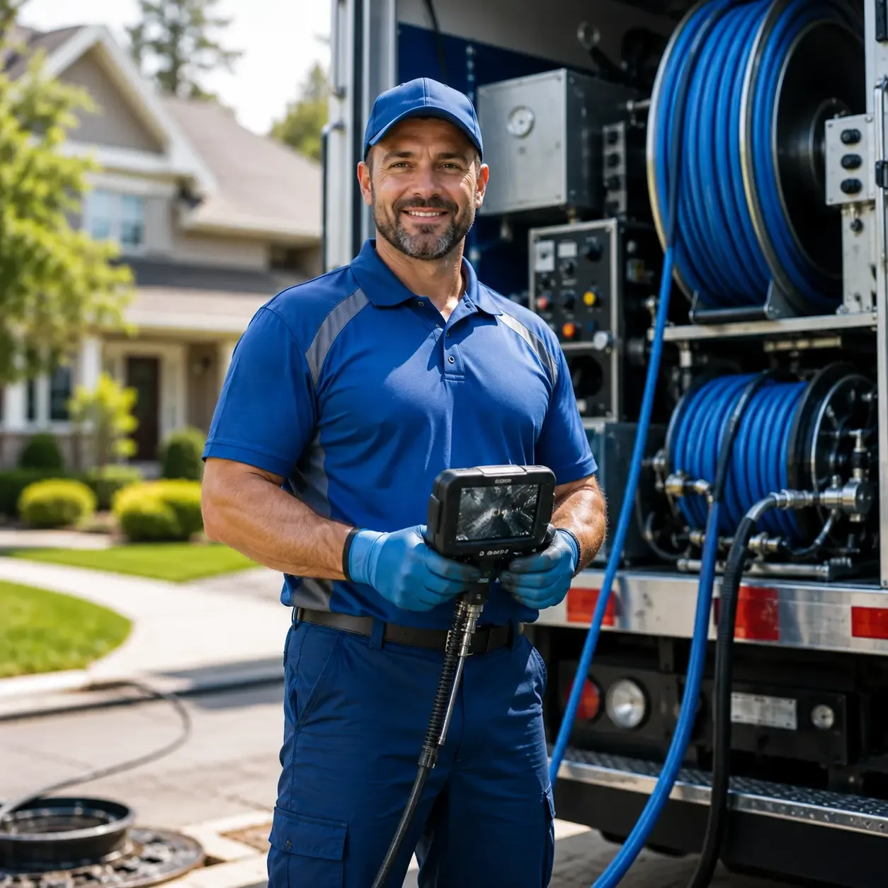 Local outdoor drain cleaning specialists in Nelsonville, WI